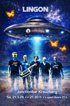 Preview: Sa 21.3.26 - 21:30 - Lingon - Funk, Fusion, Jazz